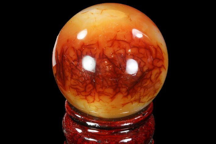 Colorful Carnelian Agate Sphere #88852